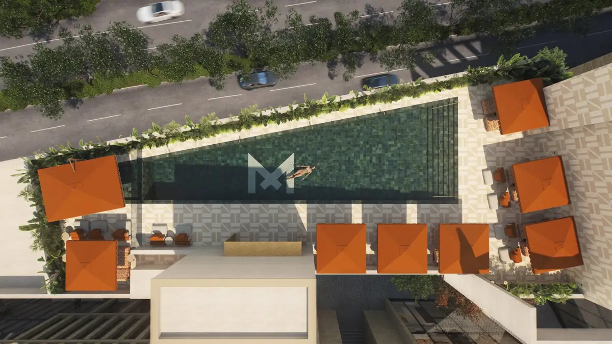 Developer illustration of the proposed rooftop pool