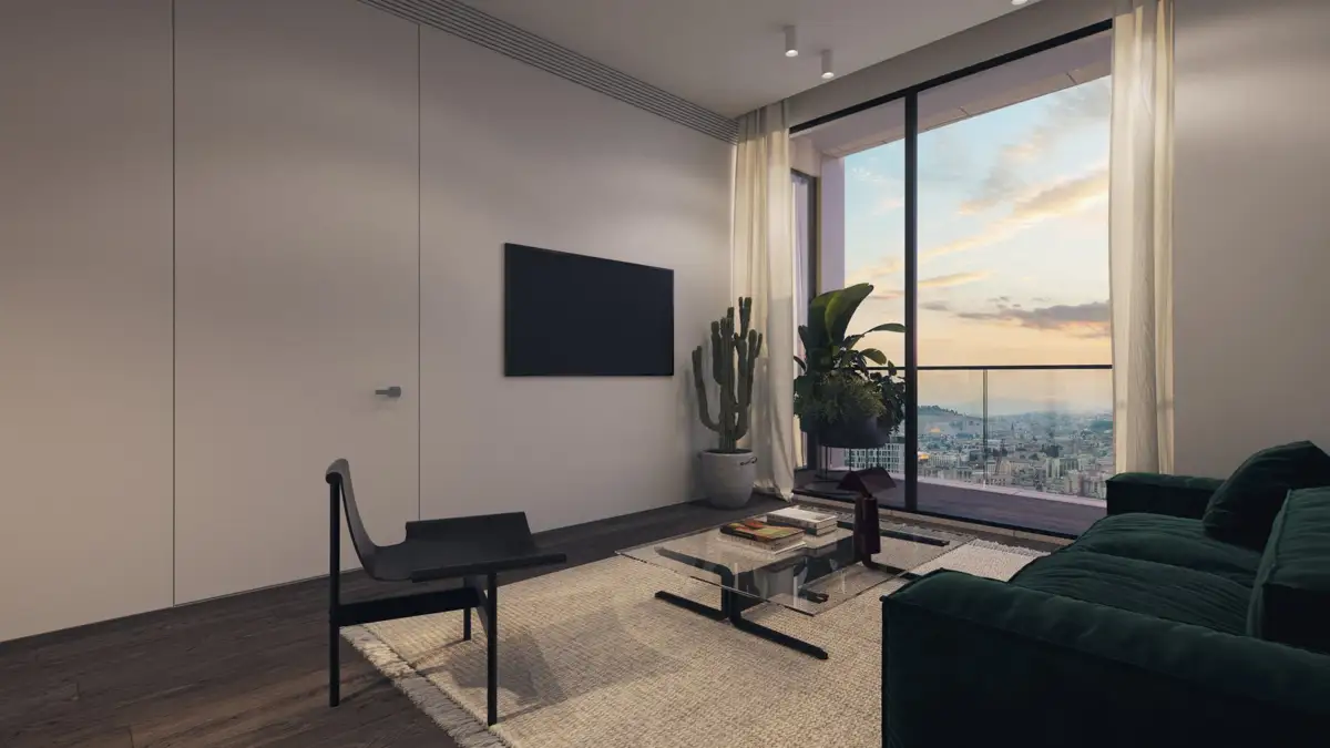 Living spaces, interior illustration